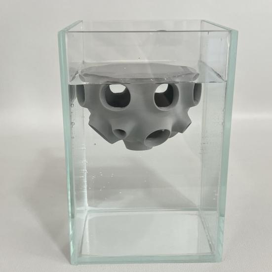 Плавающее укрытие для рыб и креветок, напечатанное на 3D-принтере, маленькое укрытие для рыб и креветок, полая пещера, обогащение, украшение для аквариума, аксессуары для аквариумов
