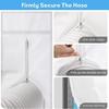 Waterproof AC Window Seal Cloth Zipper Style Windproof Air Conditioner Cover  Sliding Door