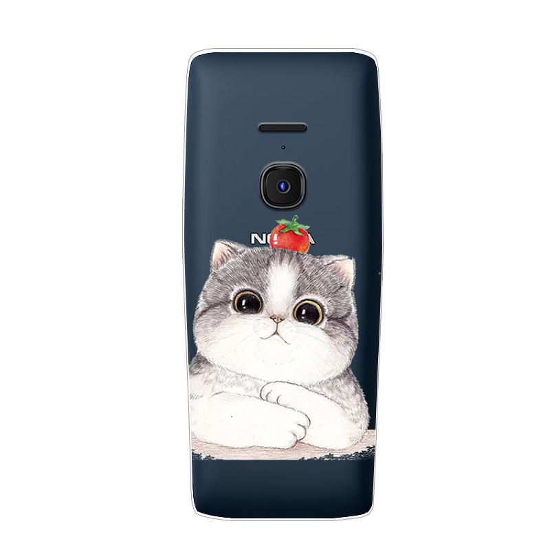Для Nokia 8210 4G Чехол ТПУ Силиконовый Мягкий Мультяшный Прозрачный Чехол для Nokia8210 4G Обложка TA-1507 TA-1494 TA-1489 Прозрачный Coque