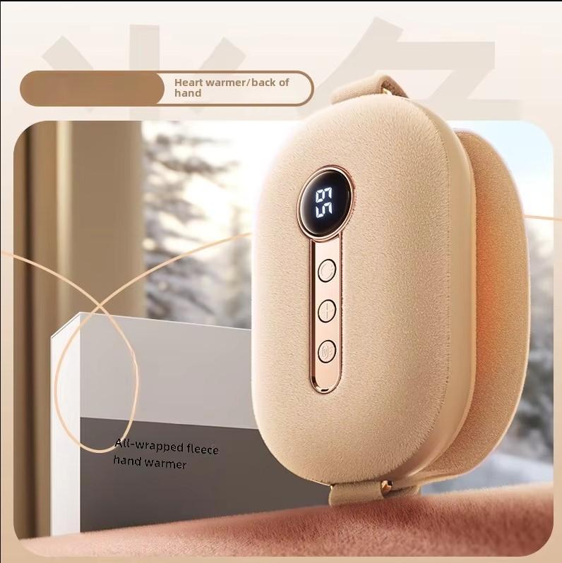 Зимняя взрывозащищенная электрическая грелка для рук Мини USB бархатная грелка для рук Источник питания Два в одном Полный комплект для ношения с собой