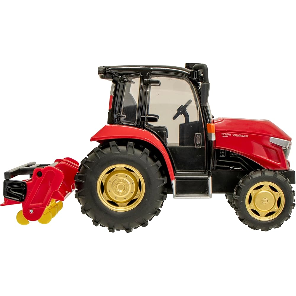 Maruka Yanmar Tractor YT3 Series Toy for Ages 3 and Up, Durable Design, Interactive Play