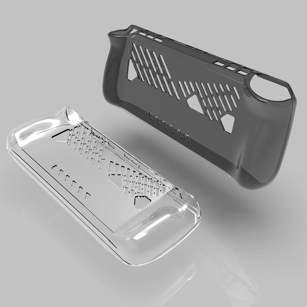 For ASUS ROG Ally X Game Console TPU Protective Case Anti-drop Heat Dissipation Transparent Protective Cover Soft Shell