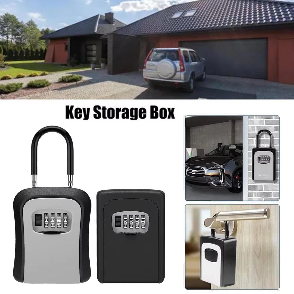 Weatherproof Combination Key Storage Box 4 Digit Combination Key Cabinet School Security