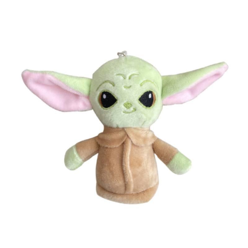 Adorable Yoda Baby Plush Backpack Decoration Soft Stuffed Animal Key Ring For Children Non-cartoon Design