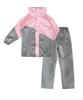 Rain Suit Top and Bottom Junior Kids Rainwear Rain Storage Bag XL [Hiheart] Set, 3-Piece Set, Raincoat, Pants, Boys, Girls, Raincoat, Included, Pink,