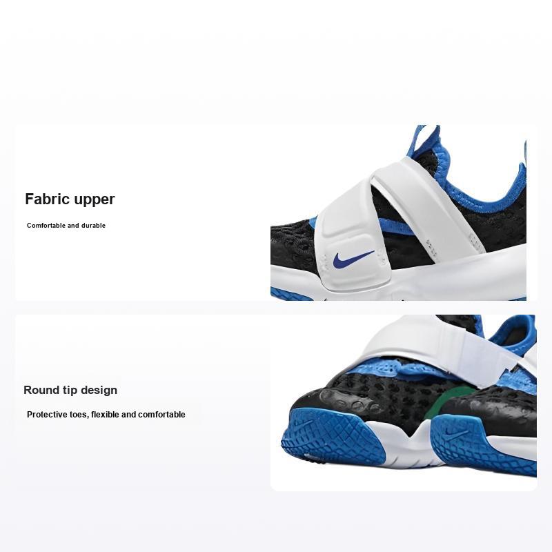 Nike Flex Advance TD Тканевые Прочные Низкие Кроссовки Детская Обувь Белый Черный Синий DC9367-002