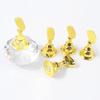 1Set Magnetic Nail Holder Practice Training Display Stand Acrylic Crystal Holders Alloy False Nail Tip Salon DIY Manicure Tools