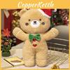 Bear Christmas Plush Toy Doll With Pp Cotton Filling For Festive Holiday Use