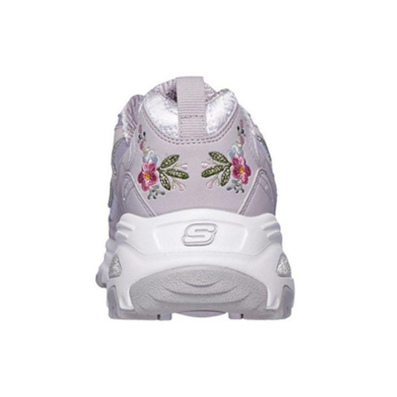 Skechers D'LITES 1.0 Женские Сетчатые Синтетические Амортизирующие Низкие Папины Кроссовки Лавандово-Фиолетовые 11977-LAV