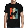 1Tee Mens Pug Dog Breed - Colourful Retro T-Shirt