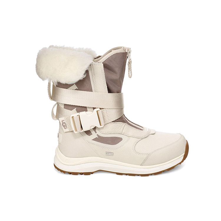UGG Теплые женские сноубутсы Tahoe на молнии, комбинированные, цвет Жасмин-Белый 1103848-JSM