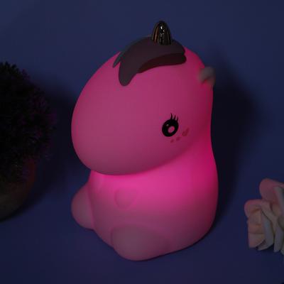 Силиконовый цветной милый животный USB-зарядка светодиодная ночная лампа для спальни прикроватная
