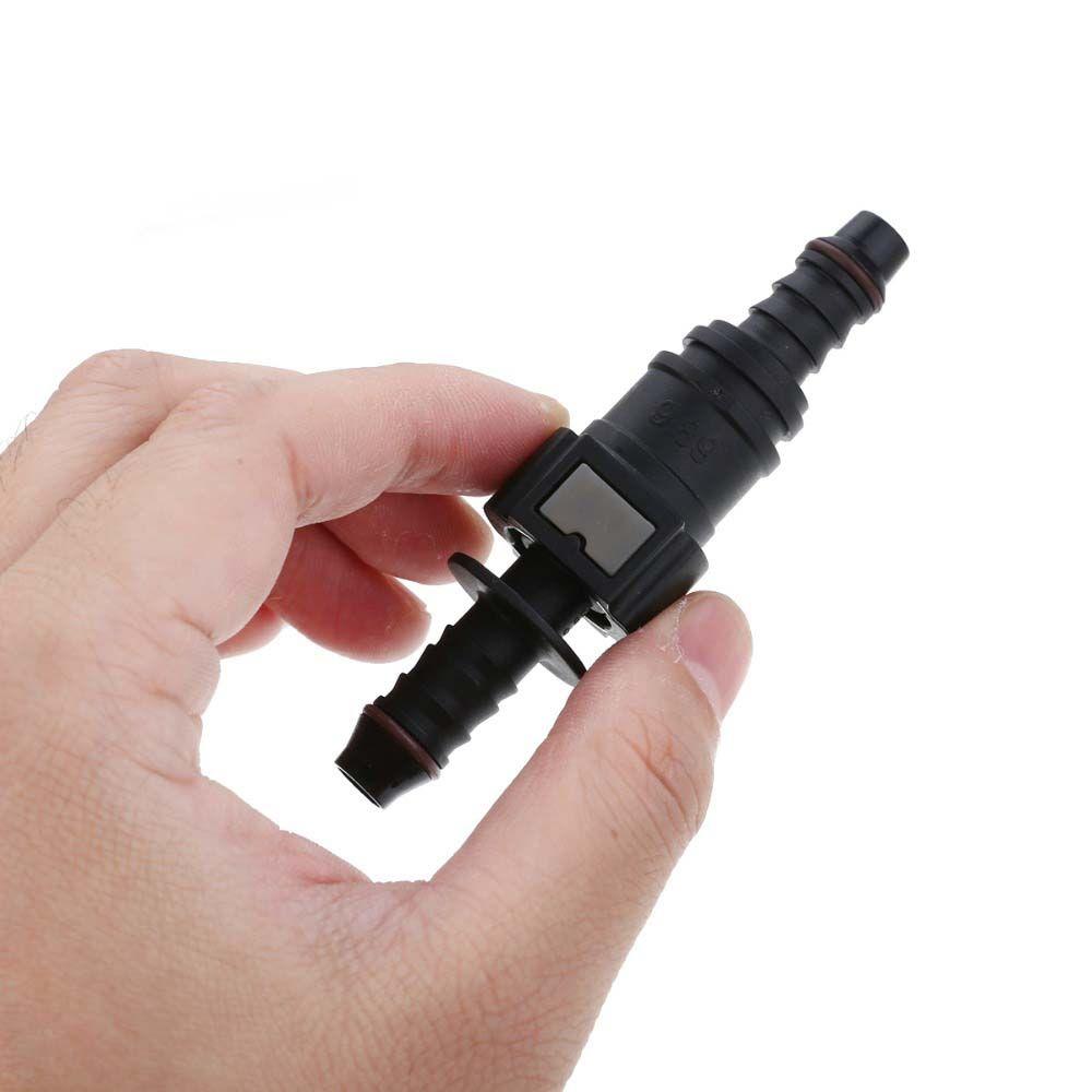 Pipe 7.89-ID6 9.89-ID8 Auto Fuel Line Hose Coupler Car Fuel Line Connector Straight Connector Quick Release Female Connector Fuel System Fittings7