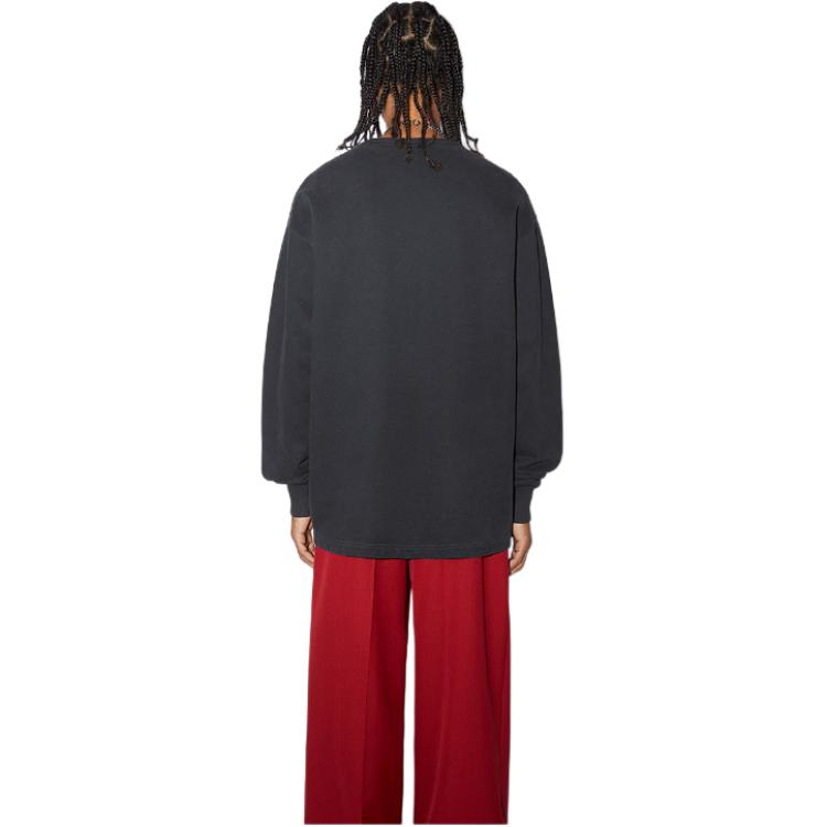 Acne Studios Micro Logo Printed Crewneck Sweatshirt BI0138-900