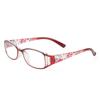 Elegant Flowers Vintage Reading Glasses Ultra Light Frame Eye Protection Anti-Blue Light Eyeglasses