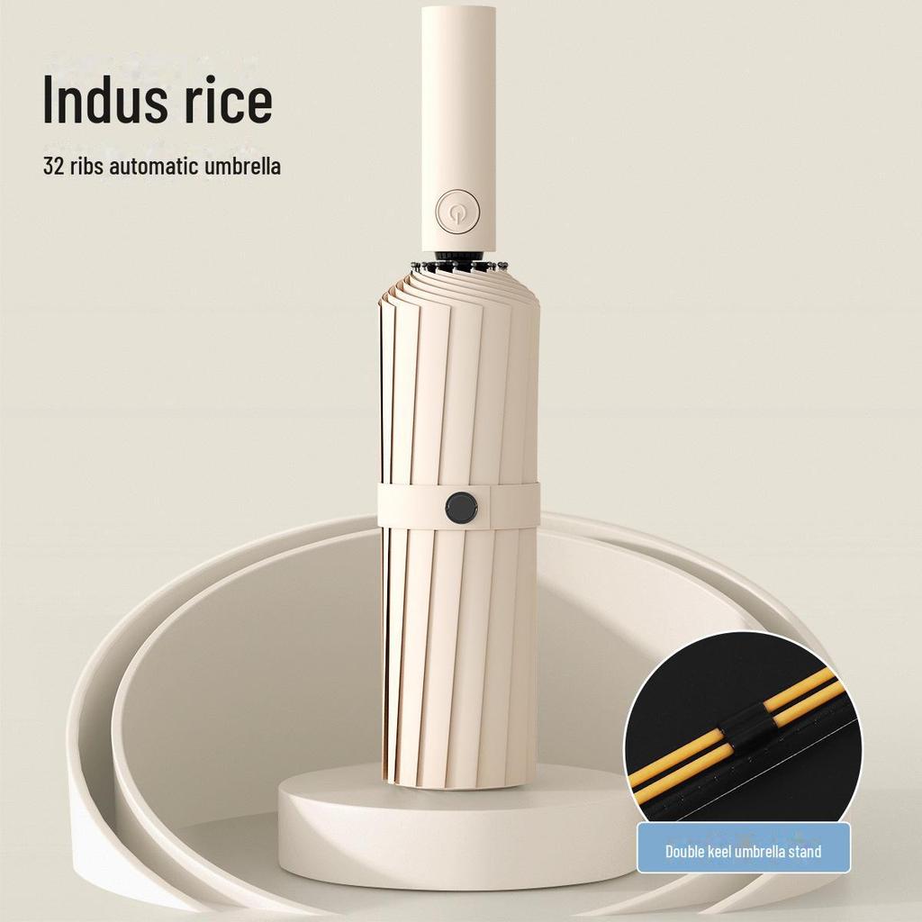 Fully Automatic Large Umbrella - Dual-Use for Sun and Rain, Anti-UV Protection