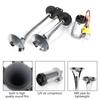 Car Electric Horn Dual Trumpets Electric Loudspeaker With Air Compressor Modification For Motorcycle Boat Truck 12V 80A Relay 12V 150dB Loud