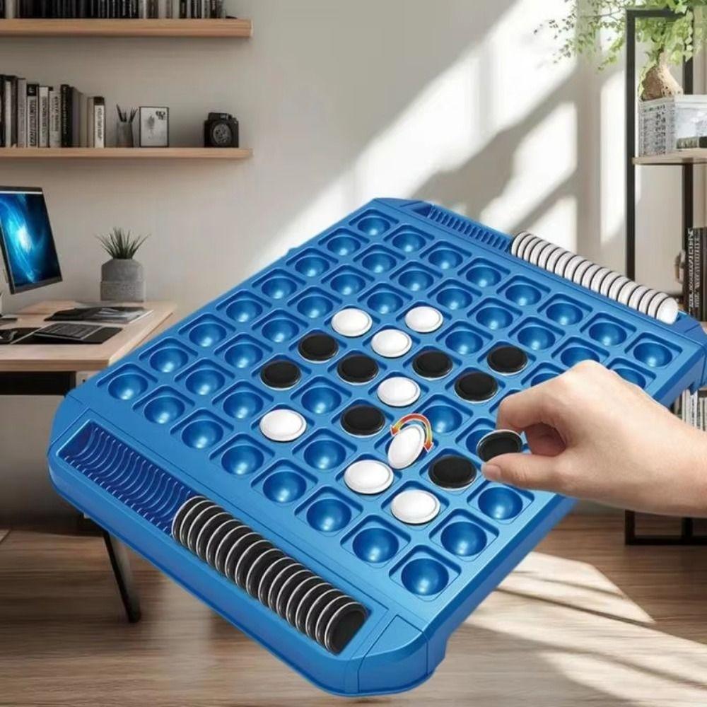 Настольная игра Flip Black White Chess Board Touch Flip Reversi Strategy Board Game Kids Boys Girls