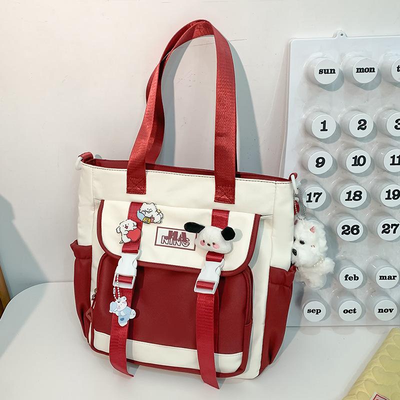 Детские школьные ранцы Ученики начальной школы Девочки Ученики средней школы Большая вместимость Высокий внешний вид Рюкзак из двух частей