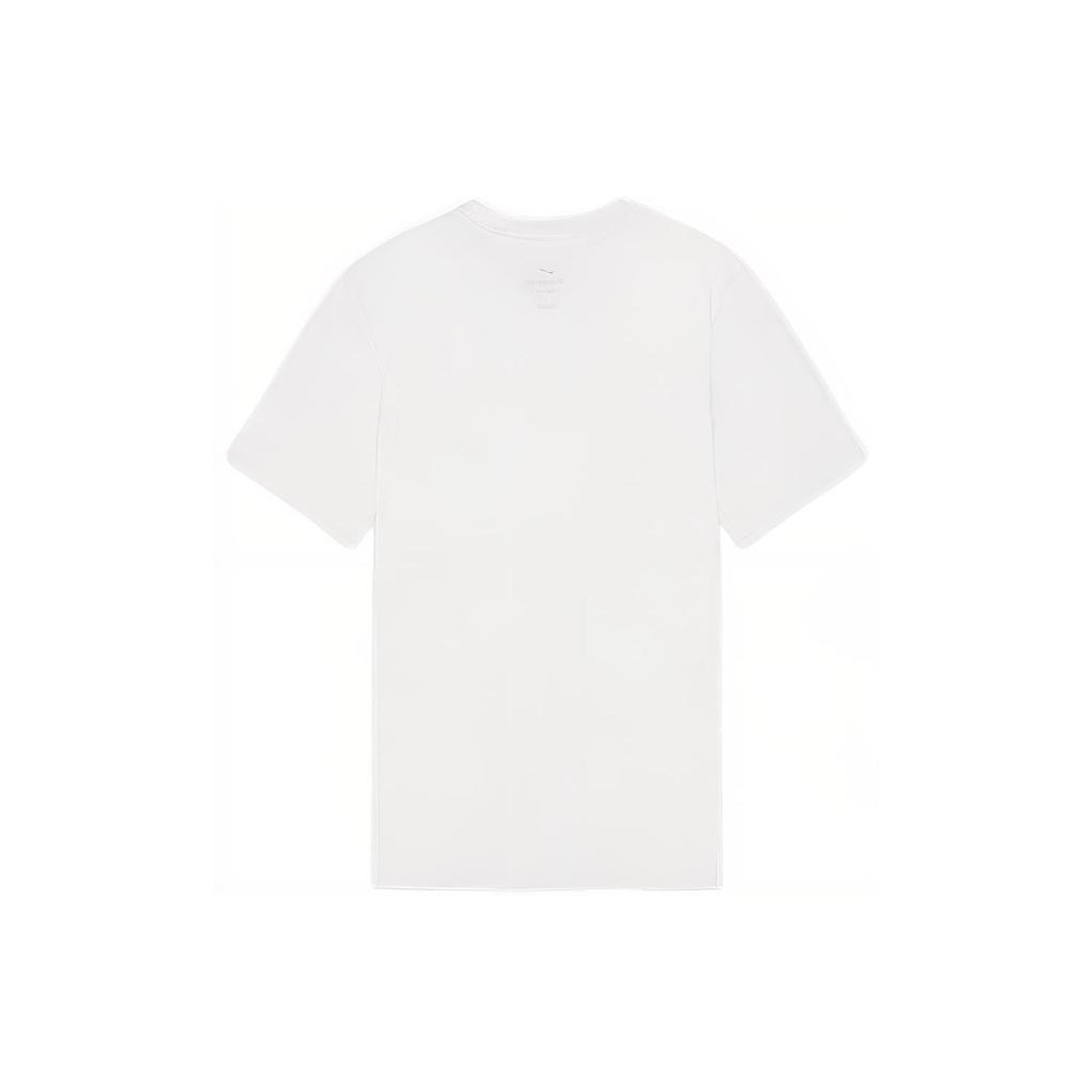 Nike Мужские белые футболки Dri Fit с круглым вырезом, умеренного прямого кроя, DQ1876-100