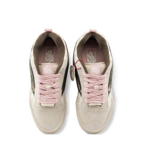 POP MART x Vans Knu Skool Кеды для скейтбординга Унисекс Светло-бежевый VN000EE6H11