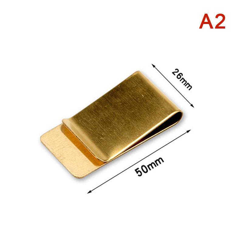 Высококачественный металлический зажим для денег из нержавеющей стали, простой серебряный зажим для денег, держатель для купюр для мужчин и женщин