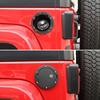 Fuel Door Cover JeCar Locking Gas Cap Cover For 2007-2018 Jeep Wrangler JK & Unlimited