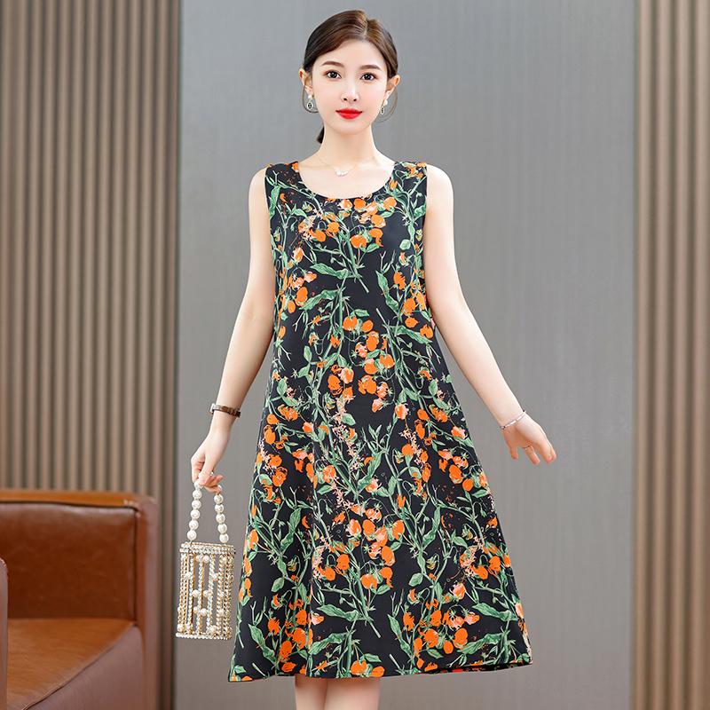 Элегантные платья без рукавов больших размеров для женщин, винтажное длинное летнее платье