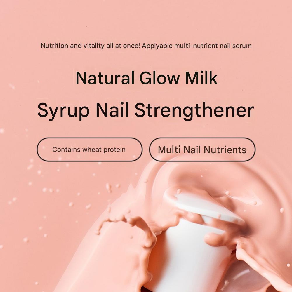 Ohora Natural Glow Milk Syrup Nail Enhancer Taro, 15ml