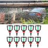 10 Set G Type Rotating Micro Nozzle for Plants, Greenhouse Sprinkler with Uniform Spray