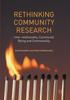 Книга Rethinking Community Research : Inter-relationality, Communal Being and Commonality