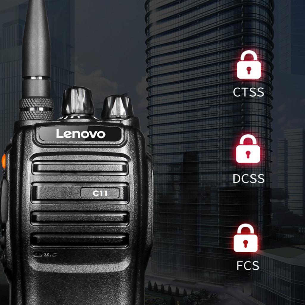 Lenovo C11 Walkie Talkie Рации дальнего действия для взрослых с 16 каналами для пеших прогулок и кемпинга