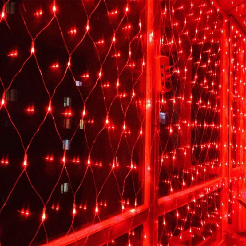 Яркая сетка из светодиодных гирлянд 3м х 2м, 200 светодиодов для праздничных торжеств