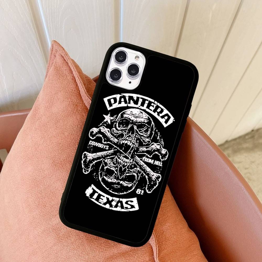 Dark Heavy Metal Rock P-PanteraS Band For IPhone 11 12 13 14 15 16 17 Pro Max Plus TPU+PC Shockproof Back Phone Cases