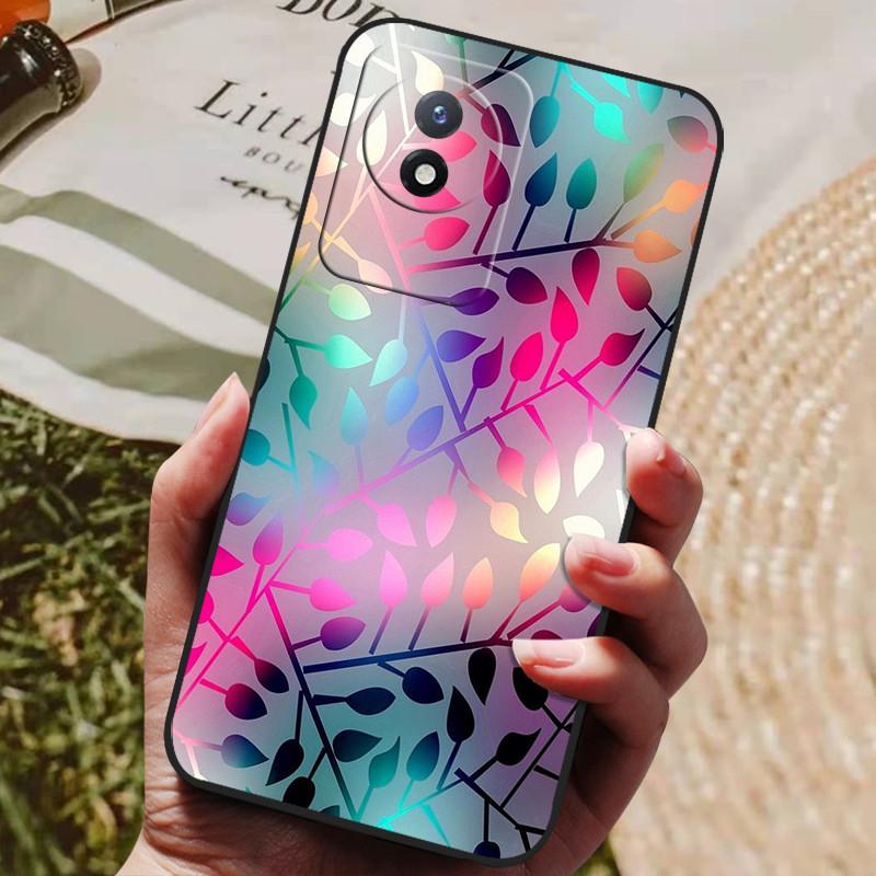 Чехол для Vivo Y02S V2203 Мягкий ТПУ Силиконовая Задняя Крышка для Vivo Y02 V2213 Y02 Y 02S 4G 2022 Чехлы для Телефона Защитный Модный Coque