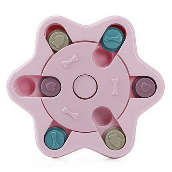 Cross-Border Pet Puzzle & Slow Feeder Bowl: Slow Eating Toy for Dogs & Cats, Snack Dispenser, Boredom Relief