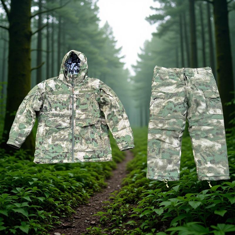 Cross-border M65 Thermal Reflective Tactical Outdoor Camouflage Set: Warm, Windproof, Cold Protection Cotton Clothing.