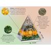 Money Magnet Pyrite Pyramid Vastu for Home - Certified Pyrite Citrine | Green Aventurine Stone Original Pyramid with Zibu Symbol
