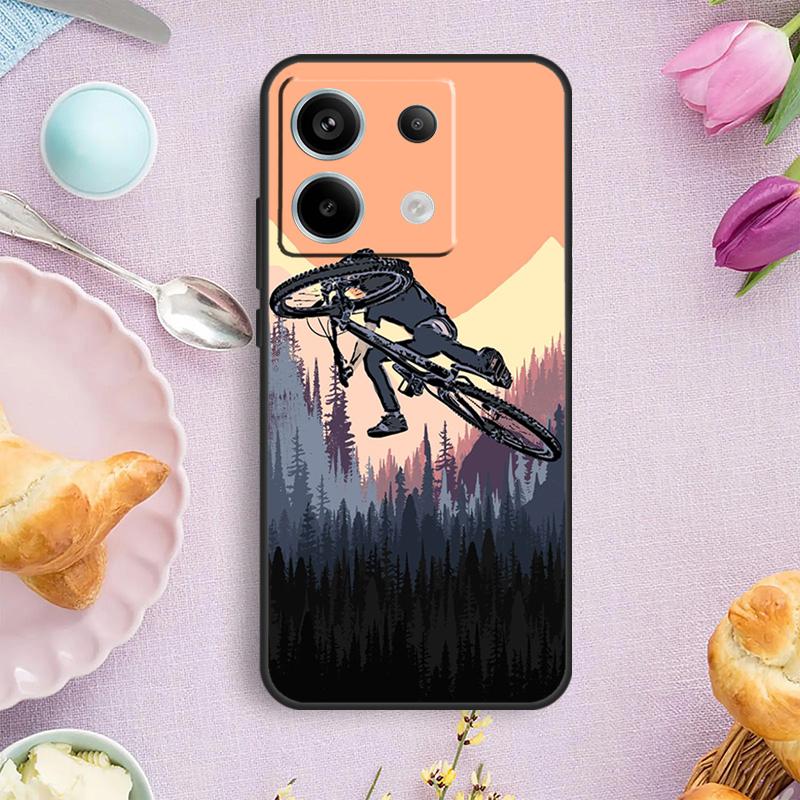 Чехол для велосипеда MTB Горный велосипед Велосипед Для Xiaomi Redmi Note 14 10 11 12 13 15 Pro Plus Чехол Для Redmi 15 15C 13C 12C 10C 14C