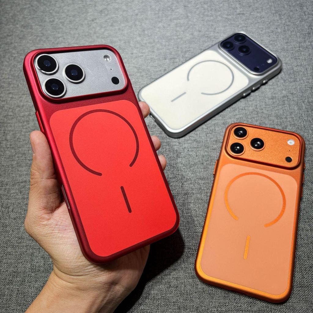 iPhone 17 Pro Max Второе поколение Ударопрочный Магнитный Чехол - Однотонный, Мягкий и Гладкий
