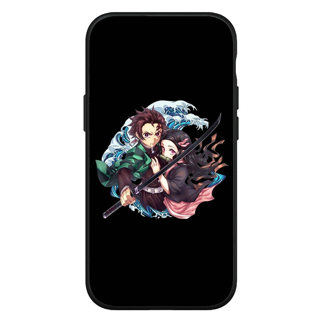 For iPhone 16 15 Xiaomi Redmi Note 14 13 12 11 Pro Max 16e Samsung Galaxy S25 S24 S23 Moto OPPO Huawei Kamado Tanjirou Demon Slayer Nezuko Phone Case