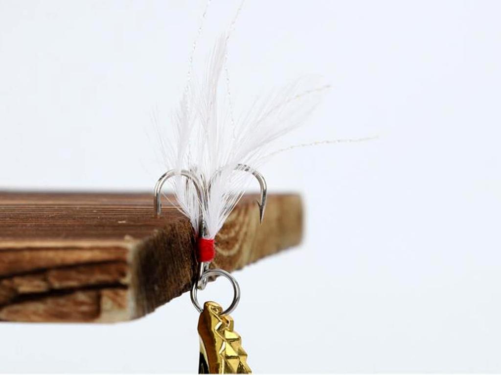 22 г рыболовная блесна для приманки в соленой воде тройной крючок из твердого металла спиннербейт кастинговая блесна золотая для лосося окуня 20 шт.