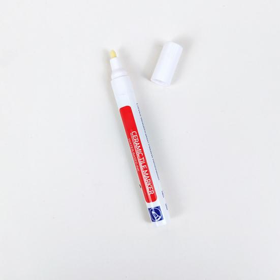 Портативный маркер для плитки, водонепроницаемый, без запаха, быстросохнущий, сплошной цвет, маркер для плитки, ручка для затирки стен, ручка для швов, принадлежности для ванной комнаты