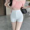 Женские черные летние шорты с высокой талией, утягивающие, 2025