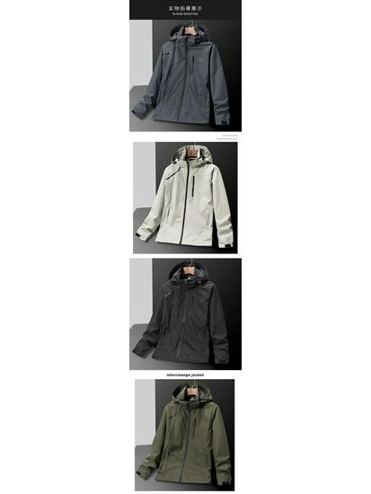 Ветрозащитная водонепроницаемая куртка для альпинизма для пар на открытом воздухе 2025