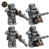 MOC Военная Броня T60 Солдаты Мини Аниме Экшн Фигурки fallouts Оружие Робот Рыцари Строительные Блоки Кирпичики DIY Игрушки подарки