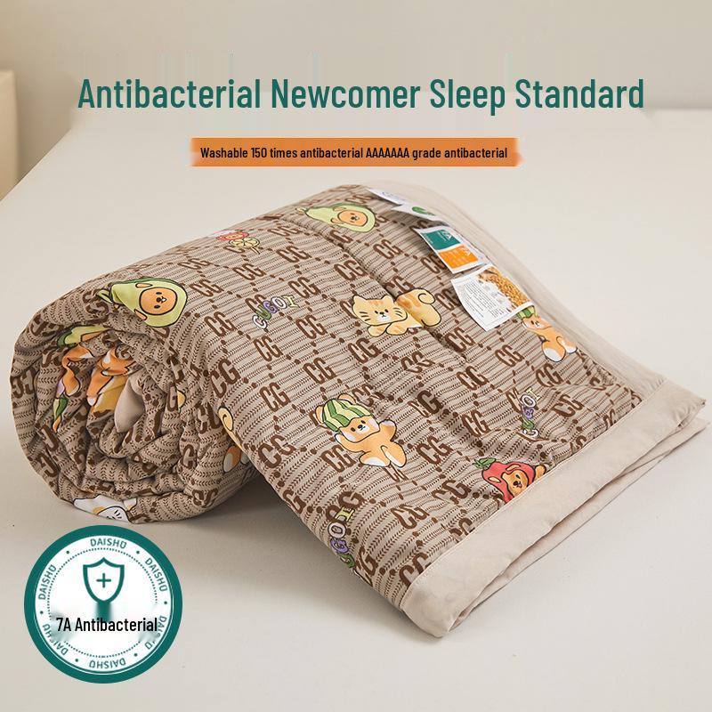 7A Antibacterial Summer Air Conditioner Quilt - Washable Cooling Cotton Quilt for Dorms and Students