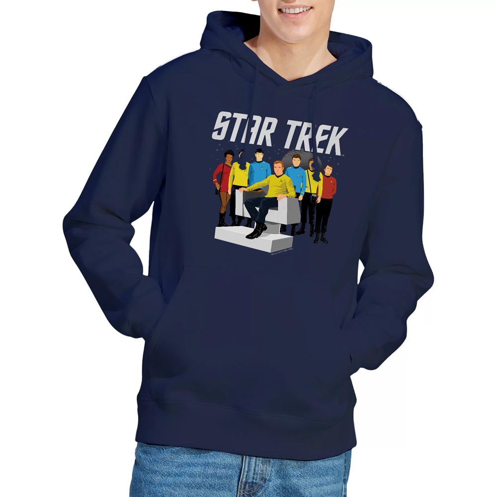 STAR TREK Мужская толстовка с круглым вырезом Vector