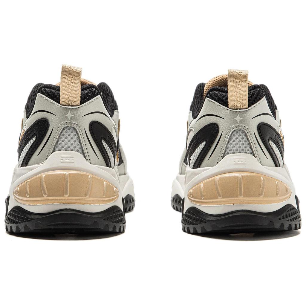 Li Ning Qixing 2.0 Thick Sole Versatile Durable Shock Absorption Rebound Non-Slip Wear-Resistant Height Increasing Low-Top Casual Shoes AGCT311-7