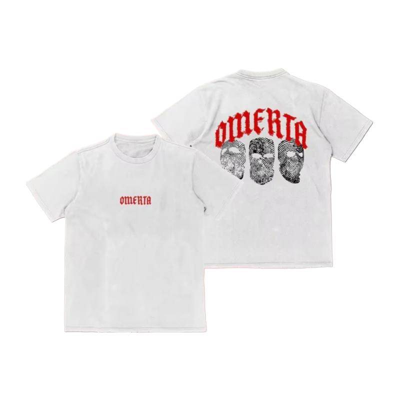 2025 High-quality Omerta 47 Printed Men's Loose Short Sleeve Crew Neck T-shirt Can Be Worn By Both Men and Women with Sports Tee